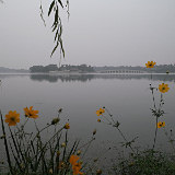 Blick auf die Insel im Kunming See...