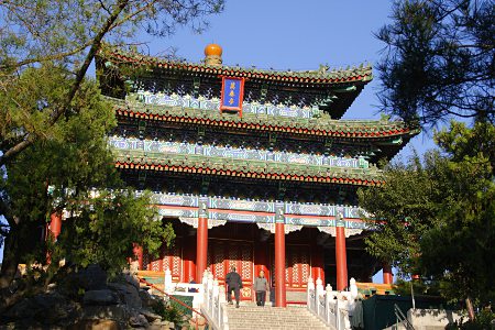 Pavillon auf dem Jingshan, Peking