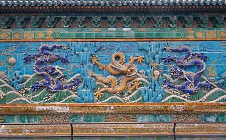 9-Drachenmauer im Beihai, Detail der Nordseite