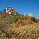 Blick auf den „Silberberg“ (银山) im Herbst