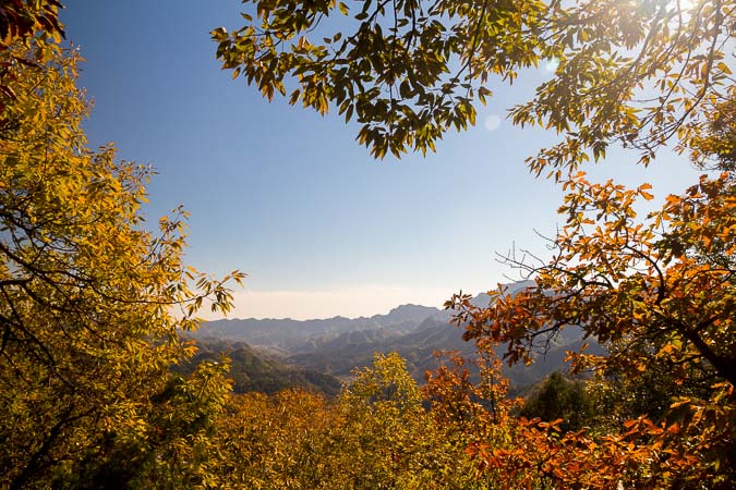 Ausblick · Yinshan im Herbst 银山