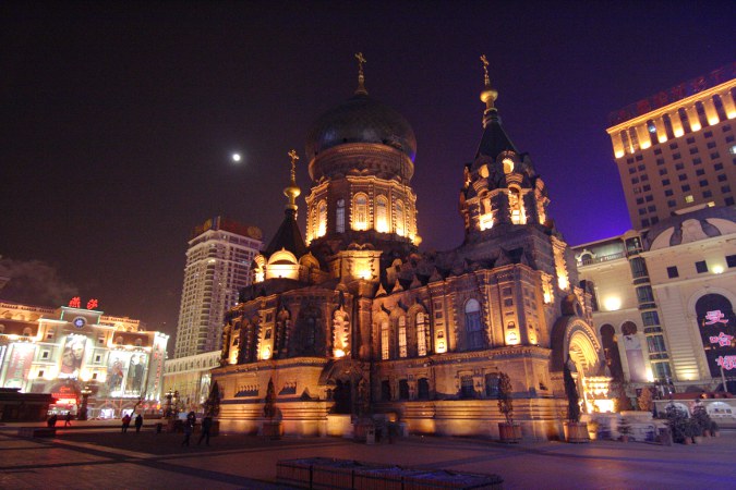 圣索非亚教堂 St. Sophia bei Nacht