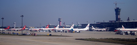 Flughafen XIY Xi'an Xianyang, Vorfeld